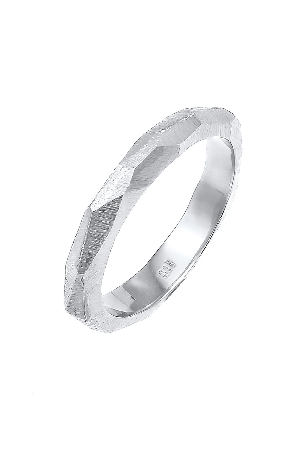 ELLI PREMIUM Ring Paarring Trauring Brushed 925 Silber, Bild 1