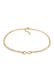 Fusskettchen Fußkette Infinity Unendlichkeit Symbol 925 Silber Gold