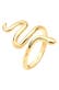 Ring Schlange Dschungel Statement 925 Silber Gold