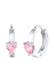 Ohrringe Kids Creolen Herz Zirkonia 925 Silber