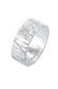 Ring Bandring Struktur Gehämmert 925 Silber
