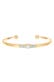 Armband Elli PREMIUM Armband Armreif Offen Opal Kristall 925 Silber Gold