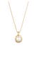 Kette Anhänger Muschelkernperle Vintage Style 925 Sterling Silber Gold
