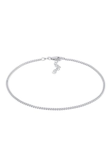 ELLI Fusskettchen Panzer Kette Basic Zeitlos 925 Silber Silber