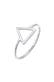 Ring Trend Dreieck Statement 925 Silber Silber