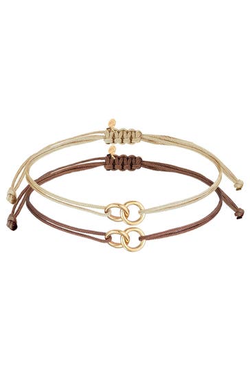ELLI Armband Kreis Infinity 925 Sterling Silber vergoldet Gold
