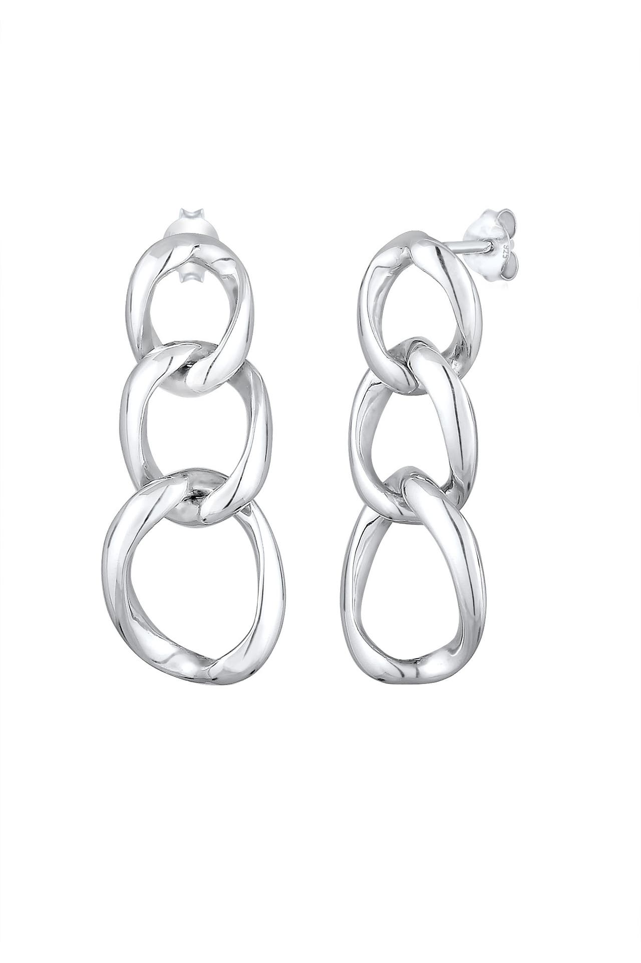 ELLI Ohrringe Ohrringhänger lang 925 Sterling Silber Silber, Bild 1