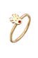 Ring Rentier Christmas 925 Silber, mit Kristallen von Swarovski® Gold