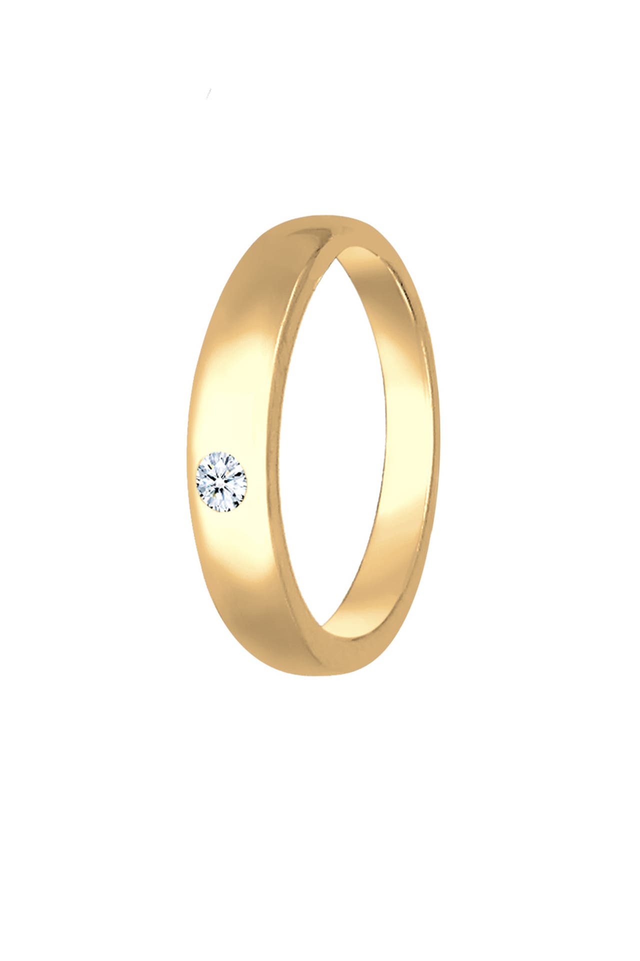 ELLI DIAMONDS Anhänger Kinder Taufring Diamant (0.005 ct.) 585 Gelbgold, Bild 1
