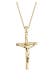 Kette mit Anhänger Kreuz Jesus Kruzifix Schmuck Geschenk 925 Silber Gold