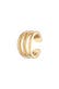 Ohrringe Earcuff Single Modern Basis 925 Silber Gold