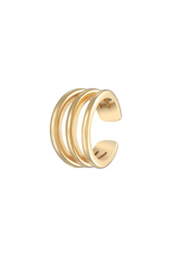 ELLI Ohrringe Earcuff Single Modern Basis 925 Silber Gold
