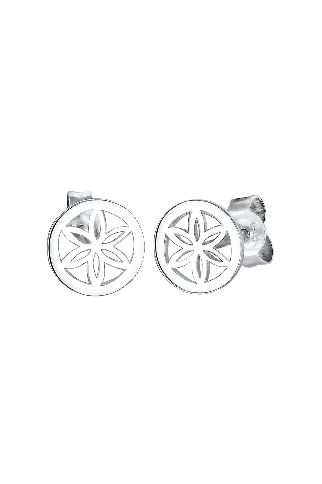 ELLI Ohrringe Blume Ornament Filigran 925 Sterling Silber Silber, Bild 1