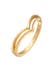 Ring V-Form Stapelring 925 Silber Gold