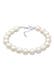 Armband Muschelkernperlen Perlenarmband 925 Silber Silber