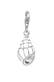 Charm Muschel Anhänger Strand 925 Sterling Silber
