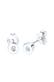 Ohrringe Ohrstecker Diamant Brillantschliff (0.06 ct) 925 Silber Weiß