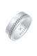 Ring Herren Bandring Chunky Chain 925 Silber Silber