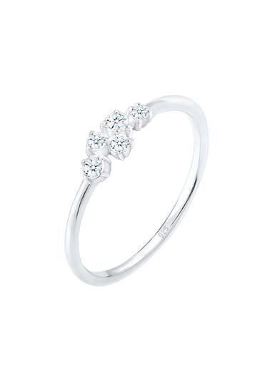 ELLI DIAMONDS Ring Verlobung Diamant (0.105 ct) 925 Sterling Silber