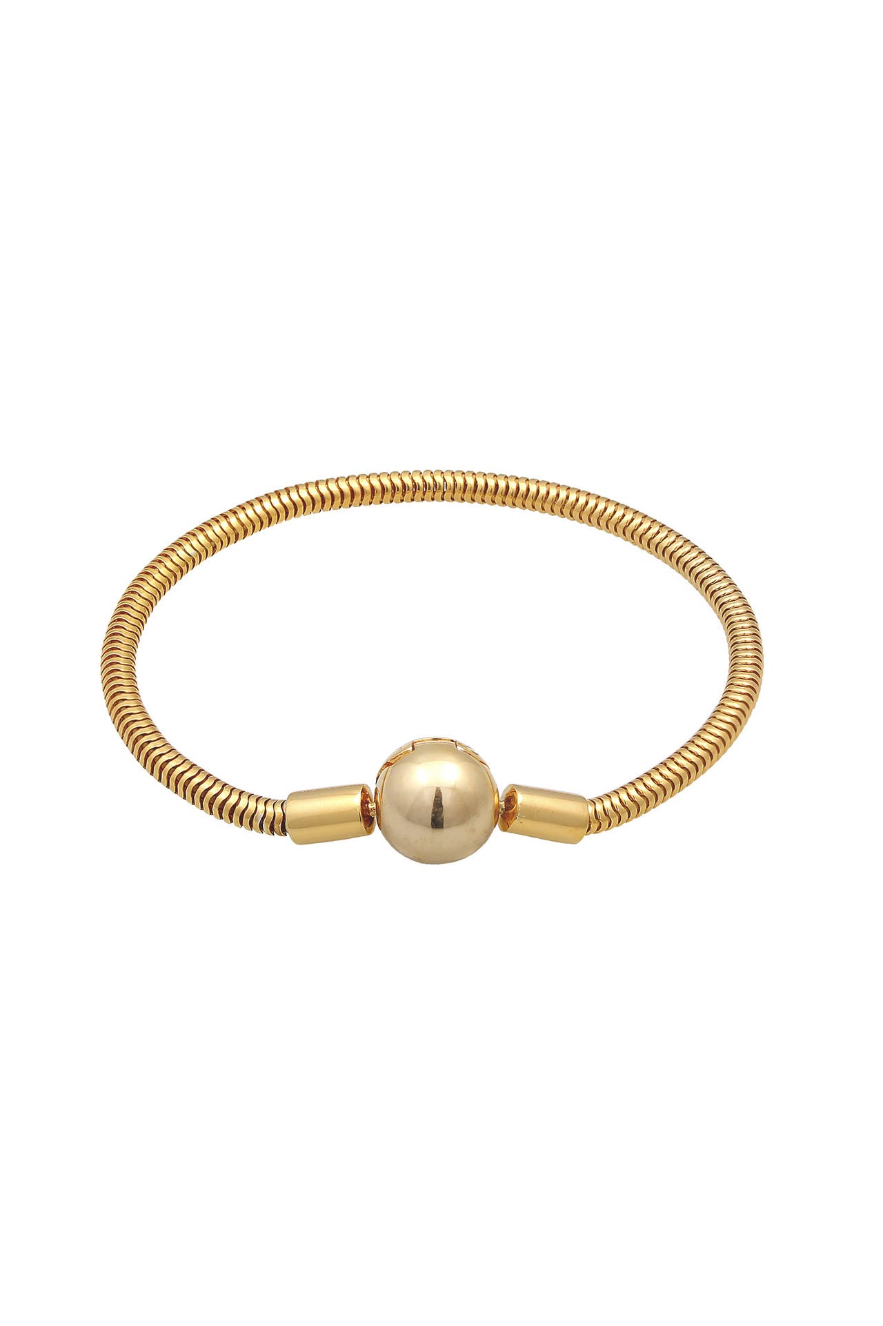 NENALINA Armband Beadarmband Schlangenkette 925 Silber Gold, Bild 1
