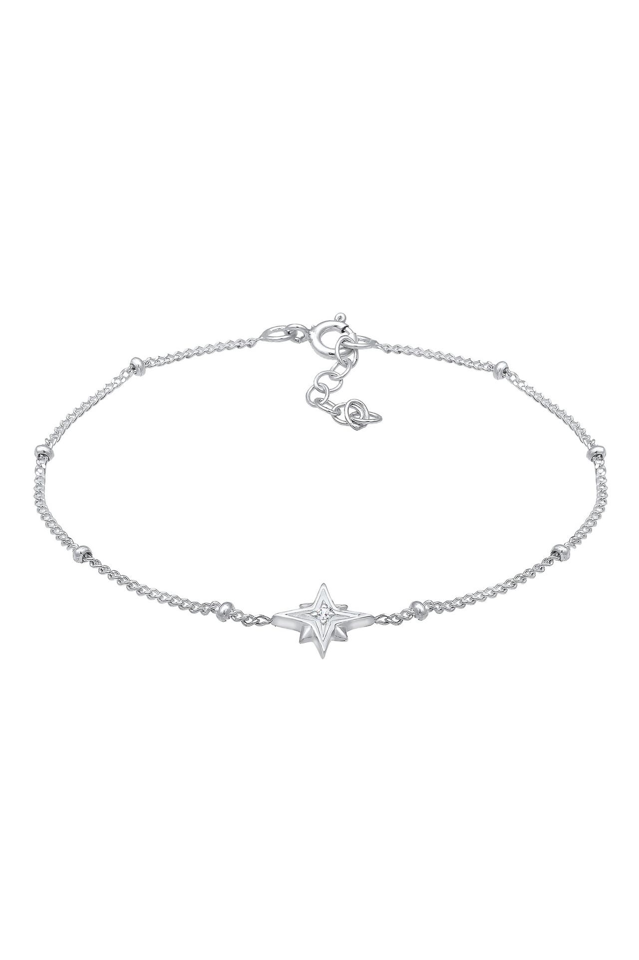 ELLI Armband Stern Topas Weiß 925 Sterling Silber Silber, Bild 1
