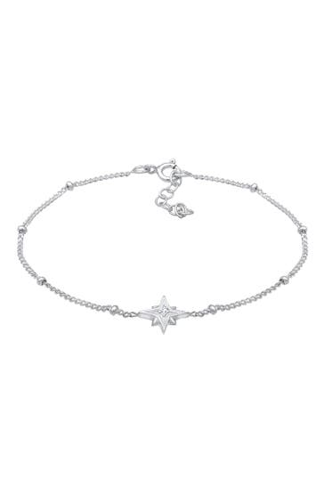 ELLI Armband Stern Topas Weiß 925 Sterling Silber Silber