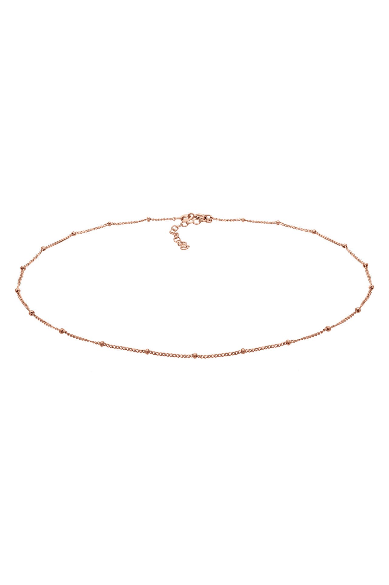 ELLI Kette Choker Kugelkette Basic Trend 925 Silber Rosegold, Bild 1