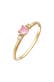 Ring Herz Zirkonia Liebe Verlobung 925 Silber Pink