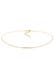 Kette Choker Platte Gehämmert 925er Silber Gold