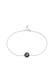 Fusskettchen Evil Eye Glas Bead 925 Sterling Silber Silber