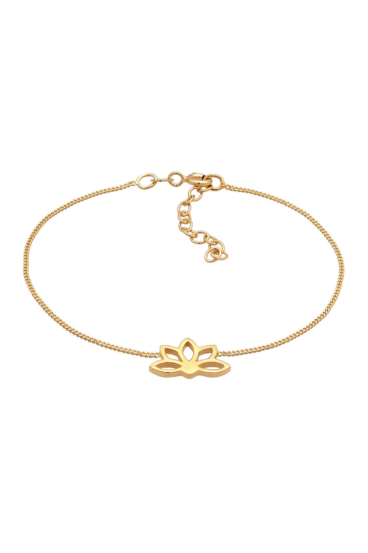 ELLI Armband Lotusblume Yoga Blume Spirituell 925 Silber Gold, Bild 1