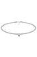 Kette Choker Textil Stern Emaille Astro 925 Silber Silber
