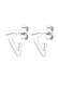 Ohrringe Basic Geo Creole Dreieck 925 Sterling Silber Silber