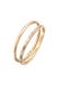 Ring Stapelringe Stacking Bandring 2er Set 925 Silber Gold