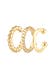 Ohrringe Earcuff 3er Set 925 Silber gold