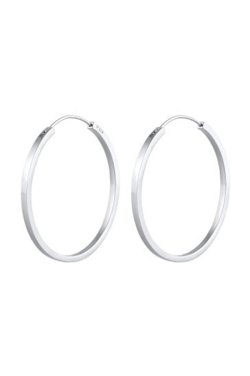 ELLI PREMIUM Ohrringe Geo Elli 925 Silber Silber