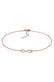 Fusskettchen Infinity 925 Sterling Silber Rosegold