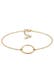 Armband Kreis Schlicht 925 Silber Gold