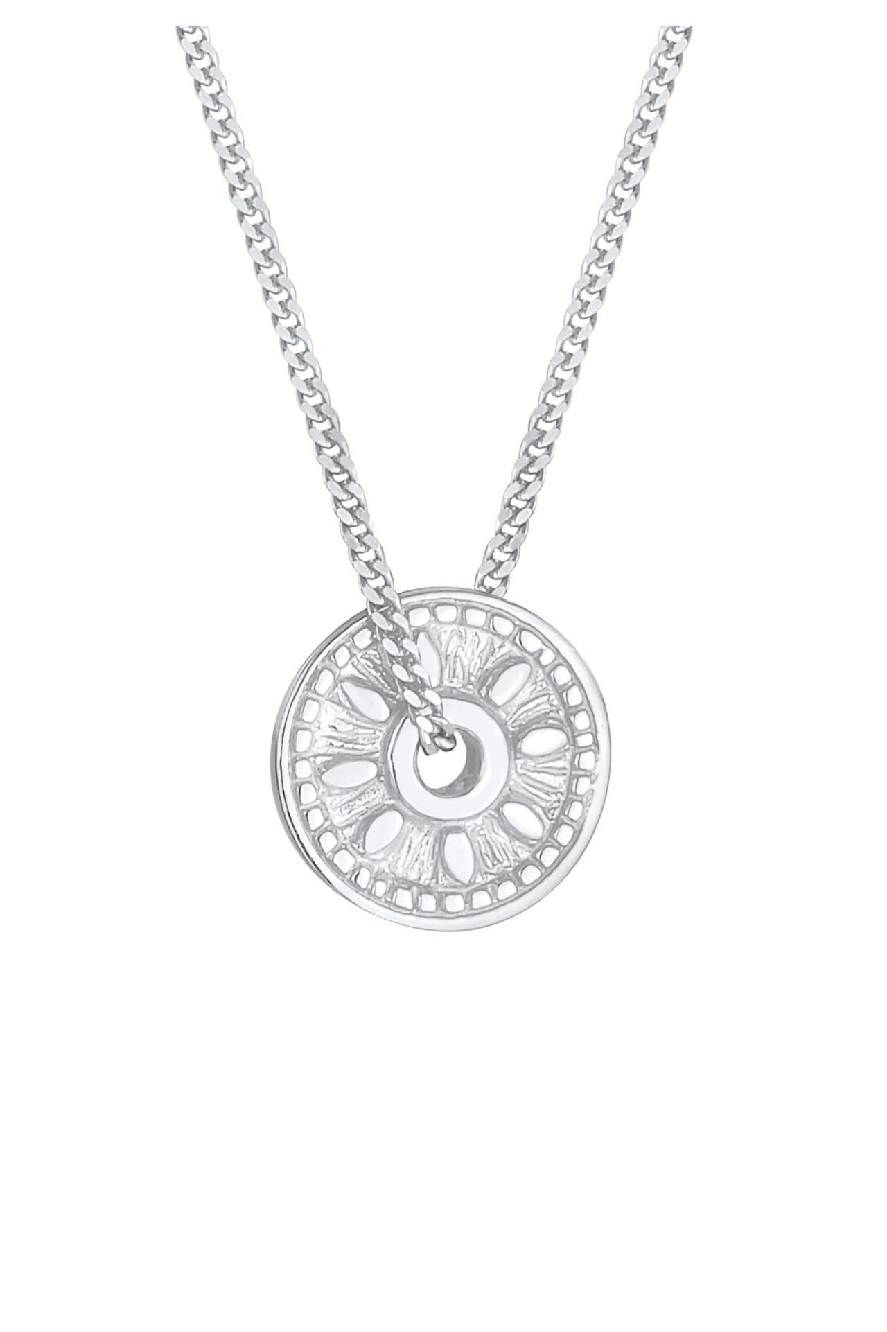 ELLI Kette Coin Münze Sonne Antik Vintage 925er Silber Silber, Bild 1