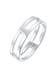 Ring Herren Bandring Steg Massiv 925 Silber