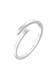 Ring Wickelring Offen Statement Geo 925 Silber Silber