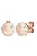 Ohrringe Smiley Face Emoji Rosegold