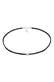 Kette Choker Velour Leder Bead Trend 925 Silber Silber