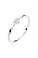 Ring Herz Symbol Diamant 0.04 ct. 925 Silber Silber