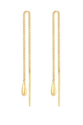 ELLI Ohrringe Tropfen Basic Gold