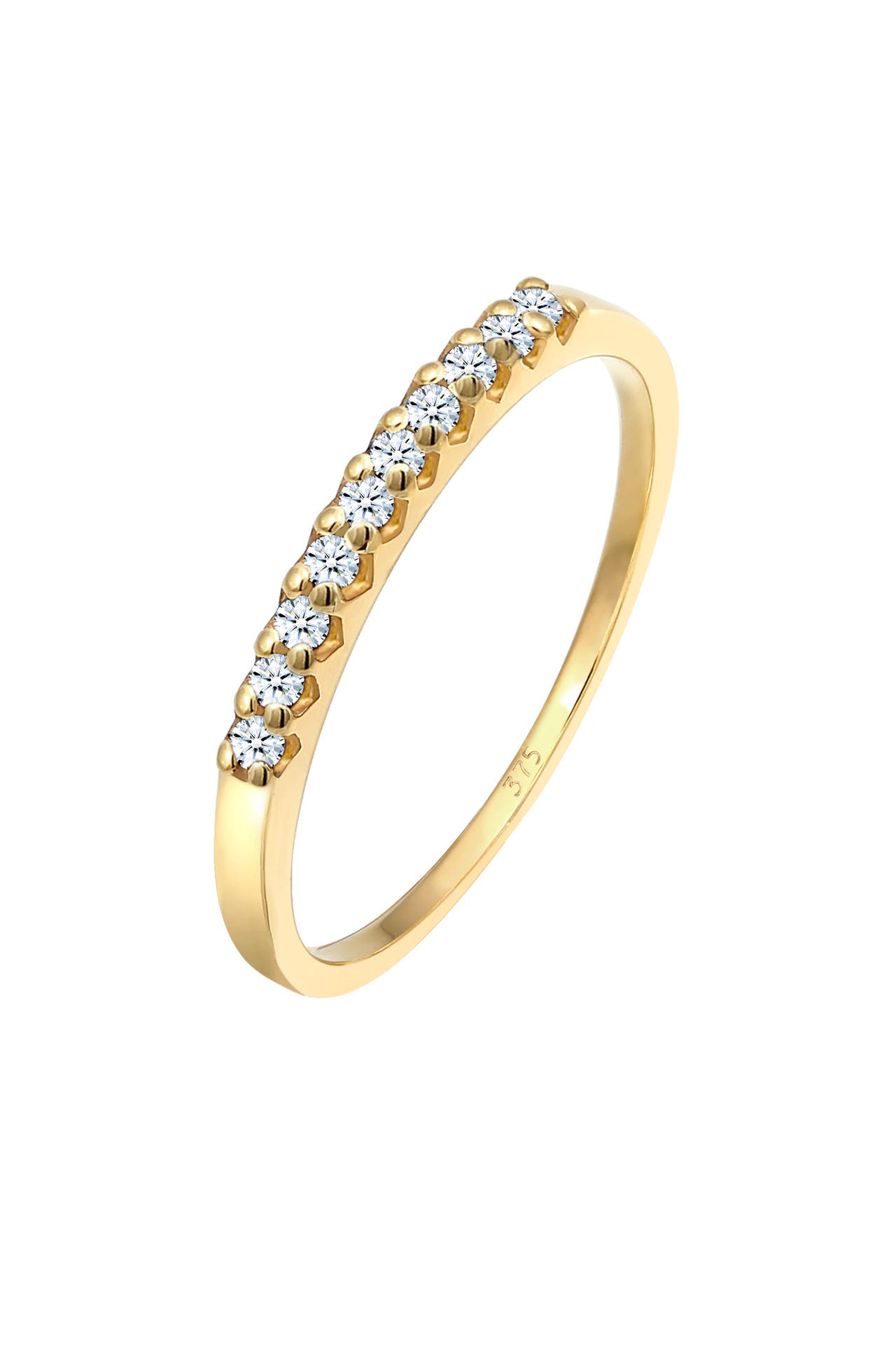 ELLI DIAMONDS Ring Microsetting Diamant (0.15 ct.) 375 Gelbgold Gold, Bild 1