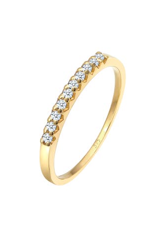 ELLI DIAMONDS Ring Microsetting Diamant (0.15 ct.) 375 Gelbgold Gold