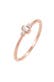 Ring Topas Edelstein Rechteck Verlobung 925 Silber Rosegold