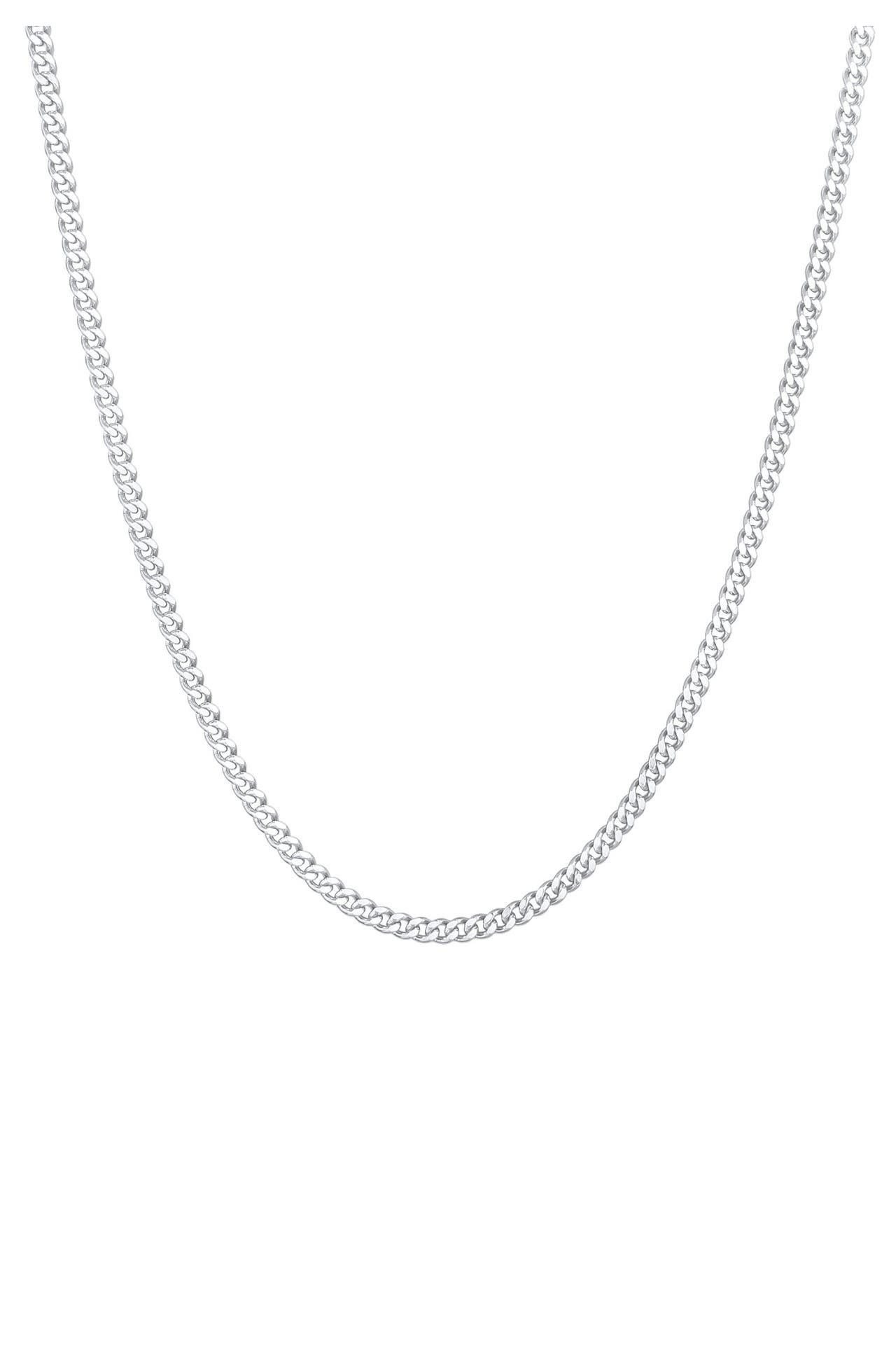 KUZZOI Kette Herren Panzerkette Basic Mann 925 Silber Silber, Bild 1