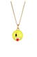 Kette Smiling Face Emoji 925 Sterling Silber Gold